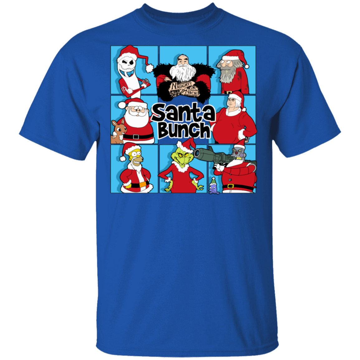 T-Shirts Royal / S Santa Bunch T-Shirt