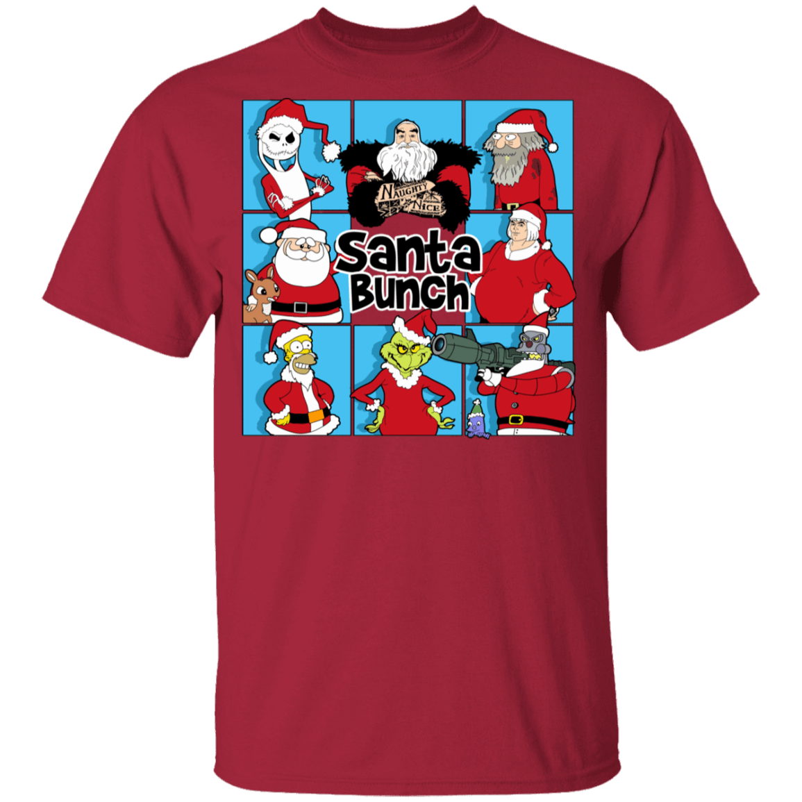 T-Shirts Cardinal / YXS Santa Bunch Youth T-Shirt