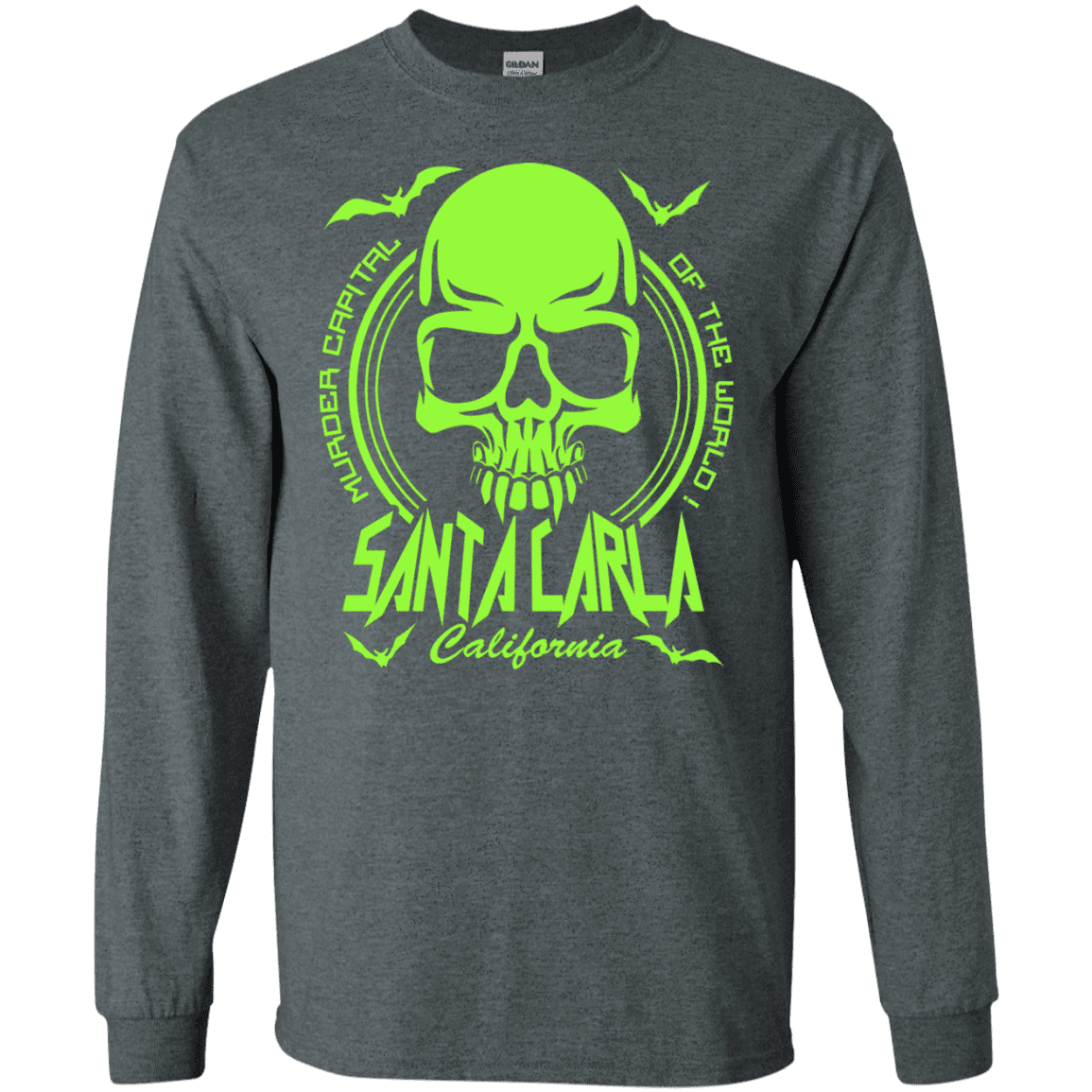 T-Shirts Dark Heather / S Santa Carla Men's Long Sleeve T-Shirt