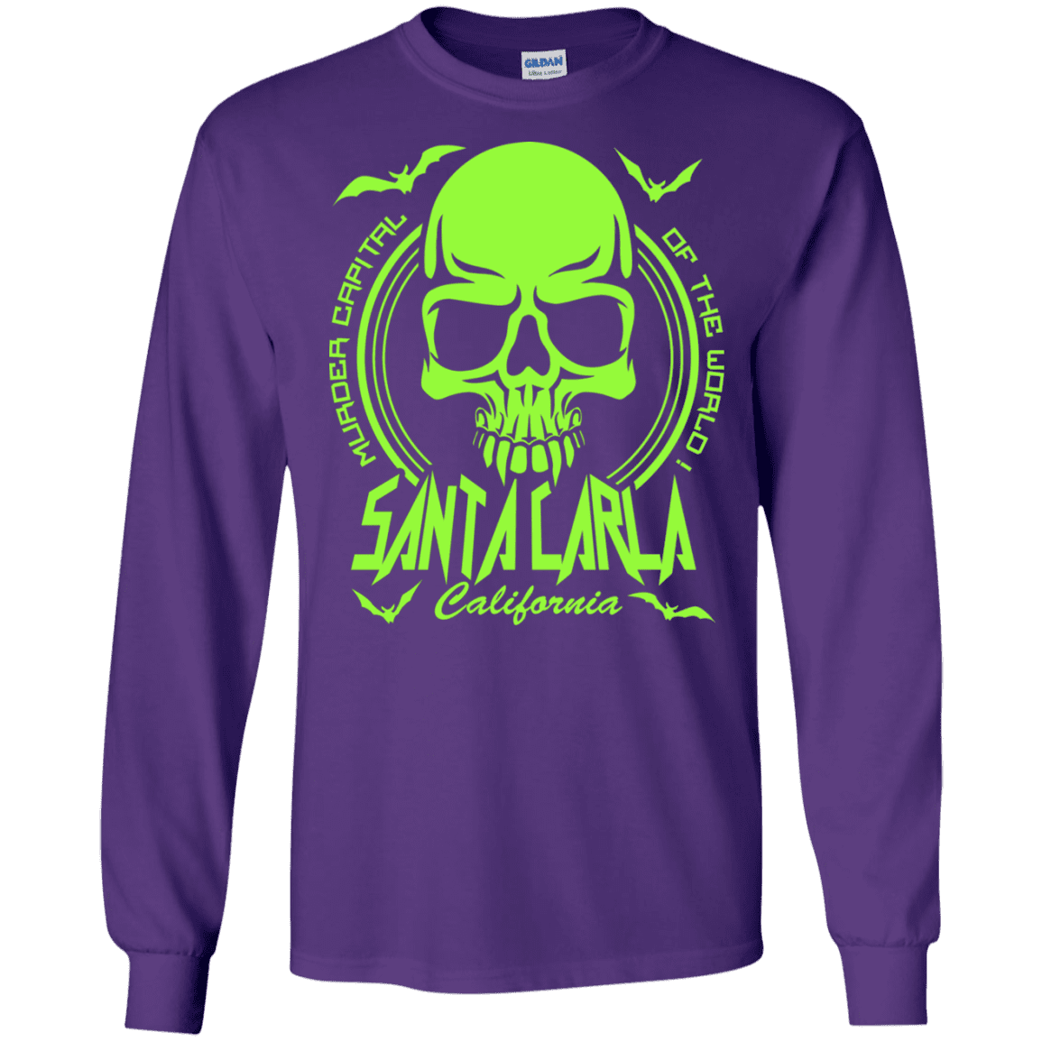 T-Shirts Purple / S Santa Carla Men's Long Sleeve T-Shirt