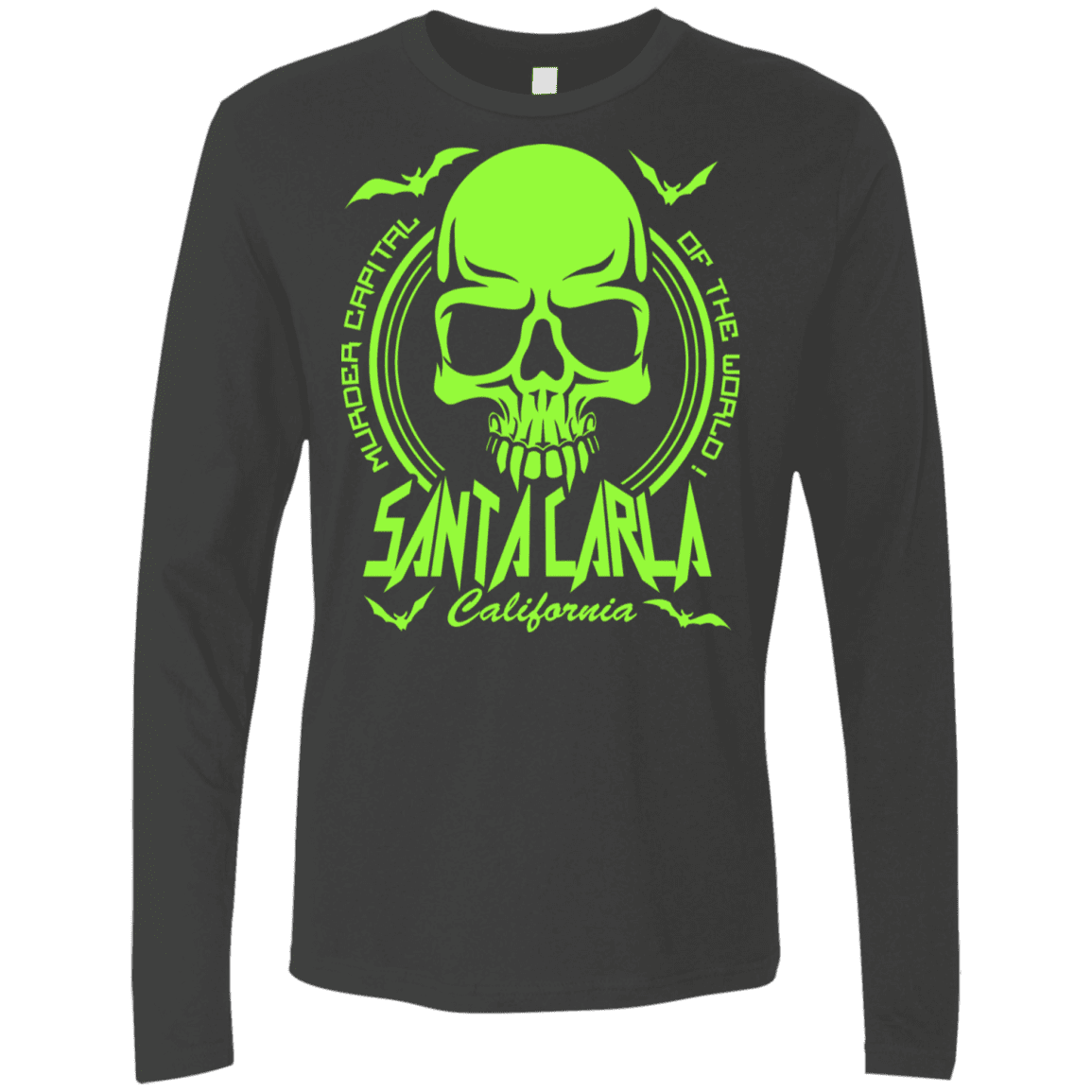 T-Shirts Heavy Metal / S Santa Carla Men's Premium Long Sleeve