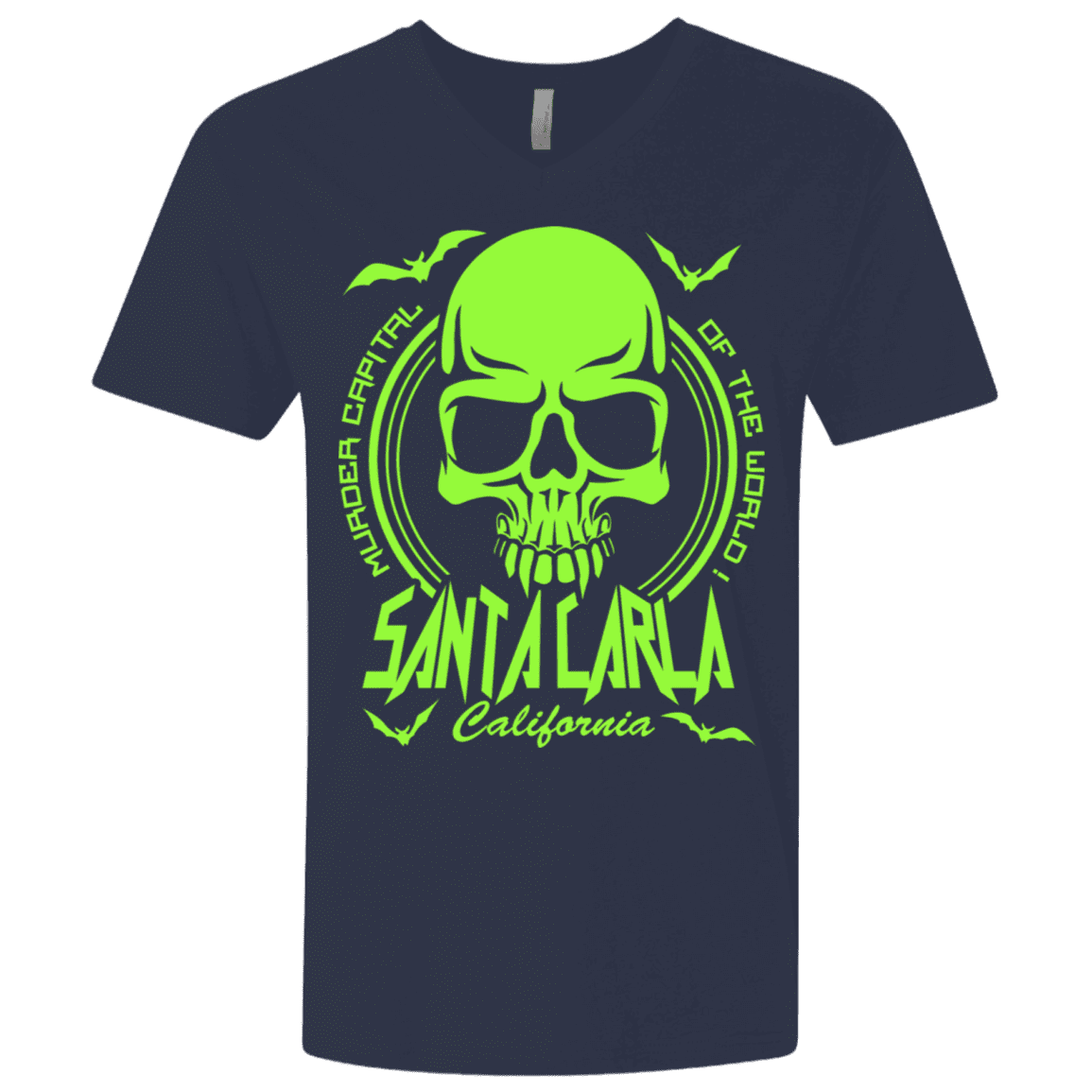 T-Shirts Midnight Navy / X-Small Santa Carla Men's Premium V-Neck