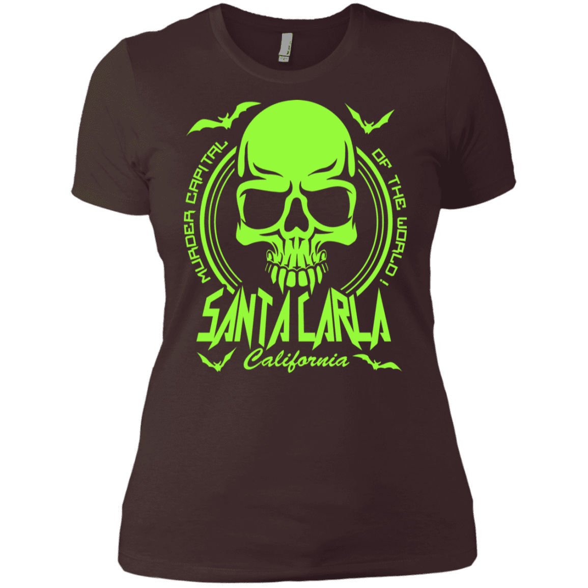 T-Shirts Dark Chocolate / X-Small Santa Carla Women's Premium T-Shirt