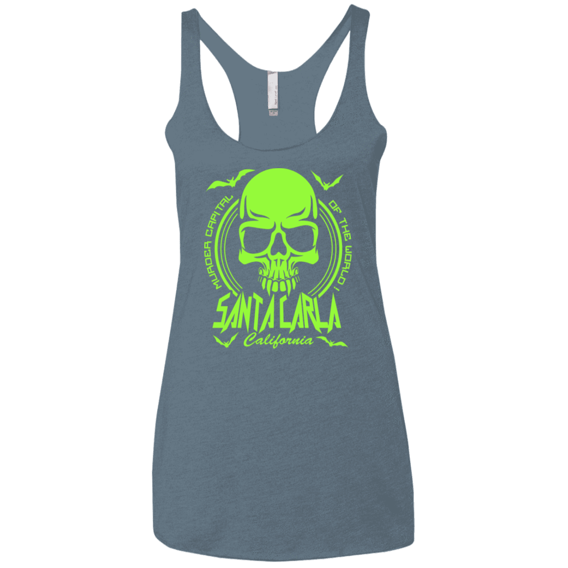 T-Shirts Indigo / X-Small Santa Carla Women's Triblend Racerback Tank