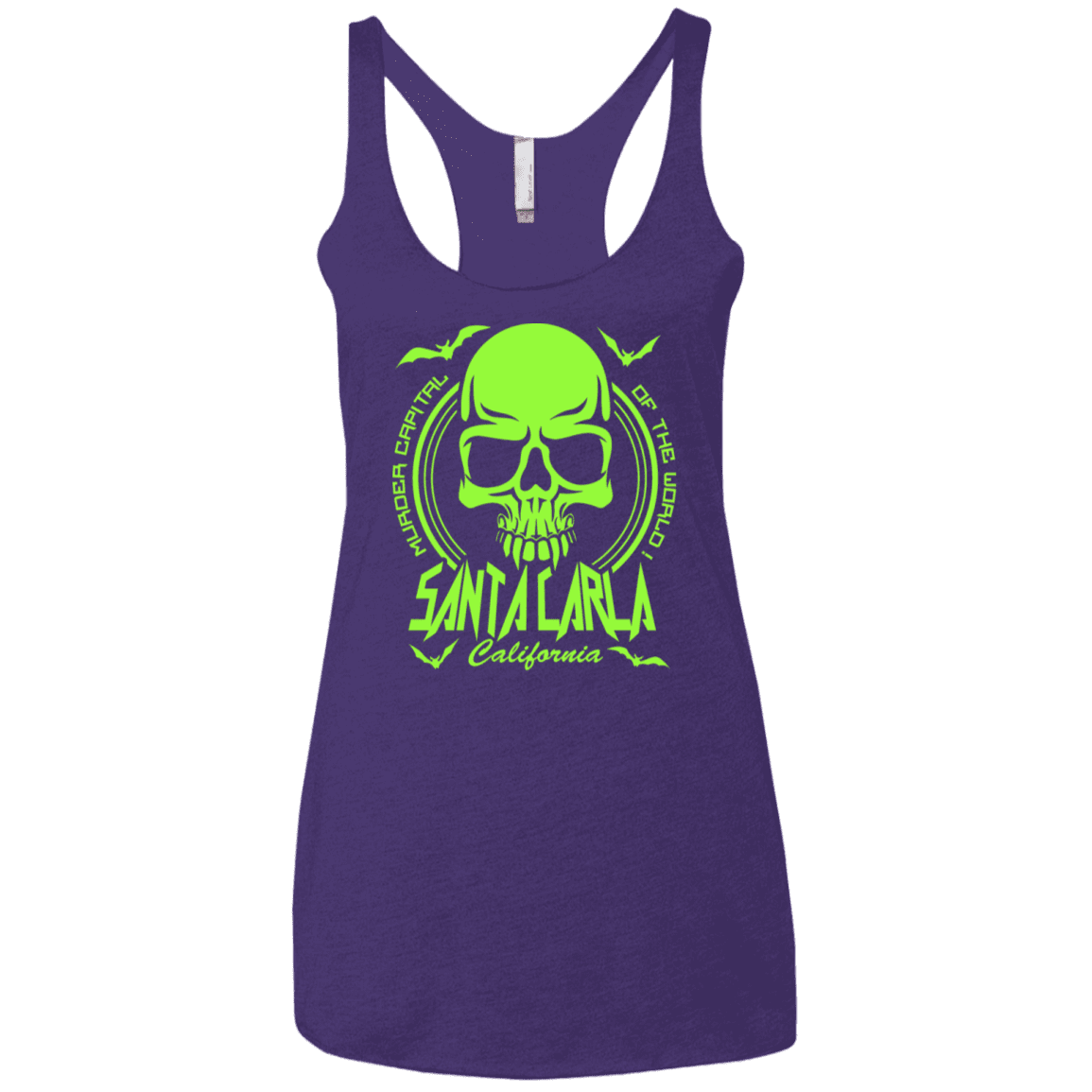 T-Shirts Purple Rush / X-Small Santa Carla Women's Triblend Racerback Tank