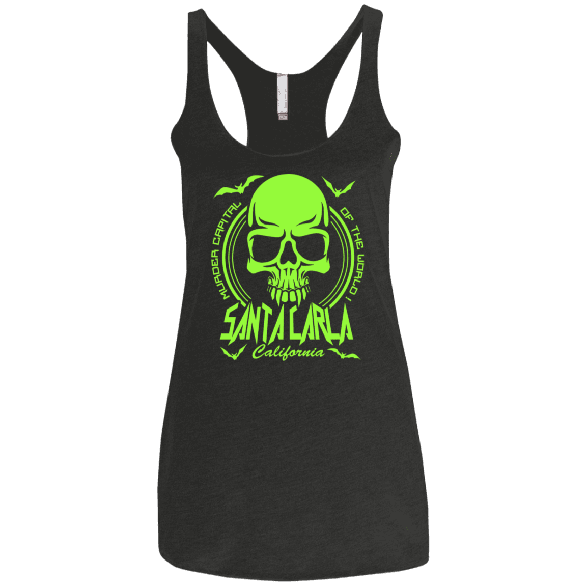 T-Shirts Vintage Black / X-Small Santa Carla Women's Triblend Racerback Tank