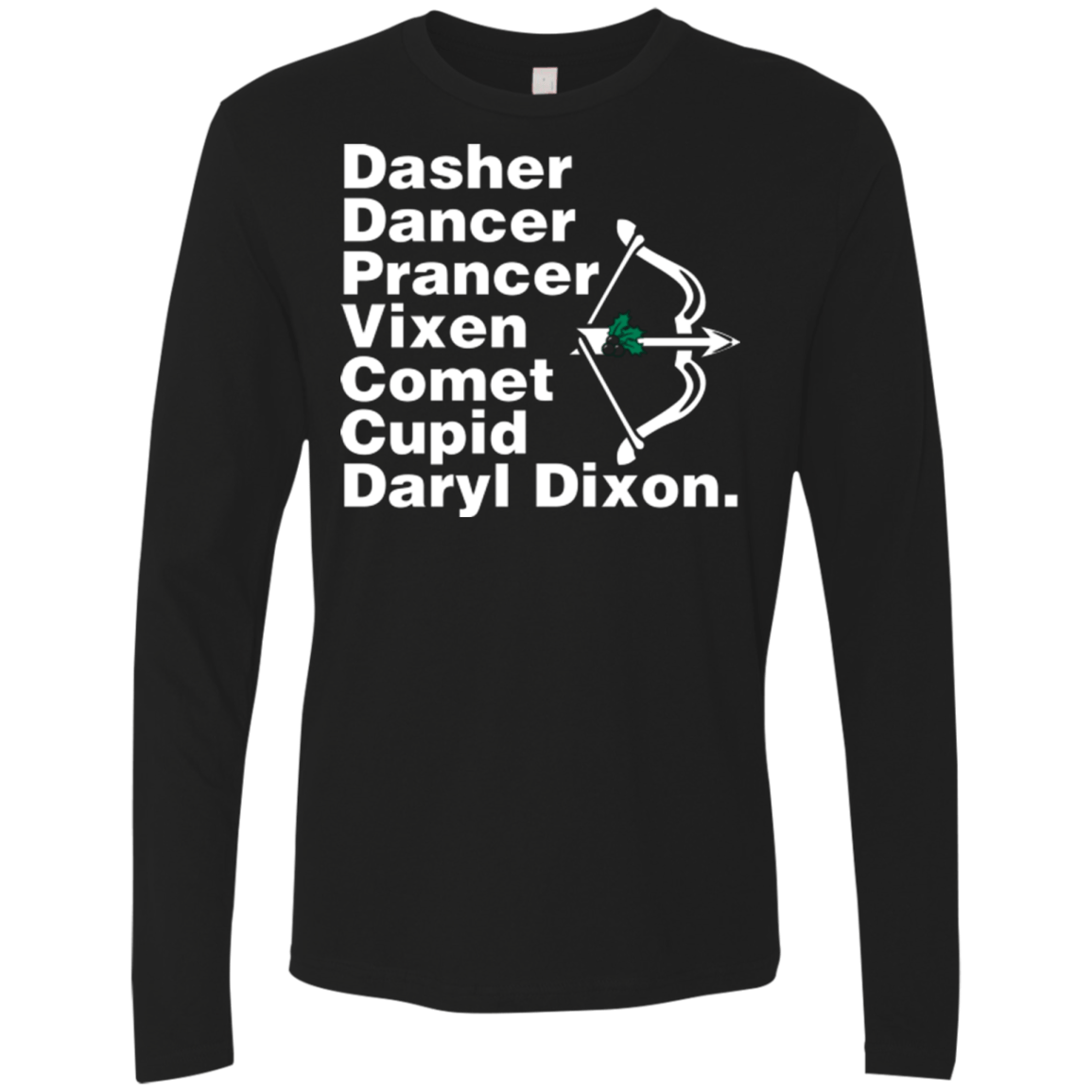 T-Shirts Black / Small Santas Helper Men's Premium Long Sleeve