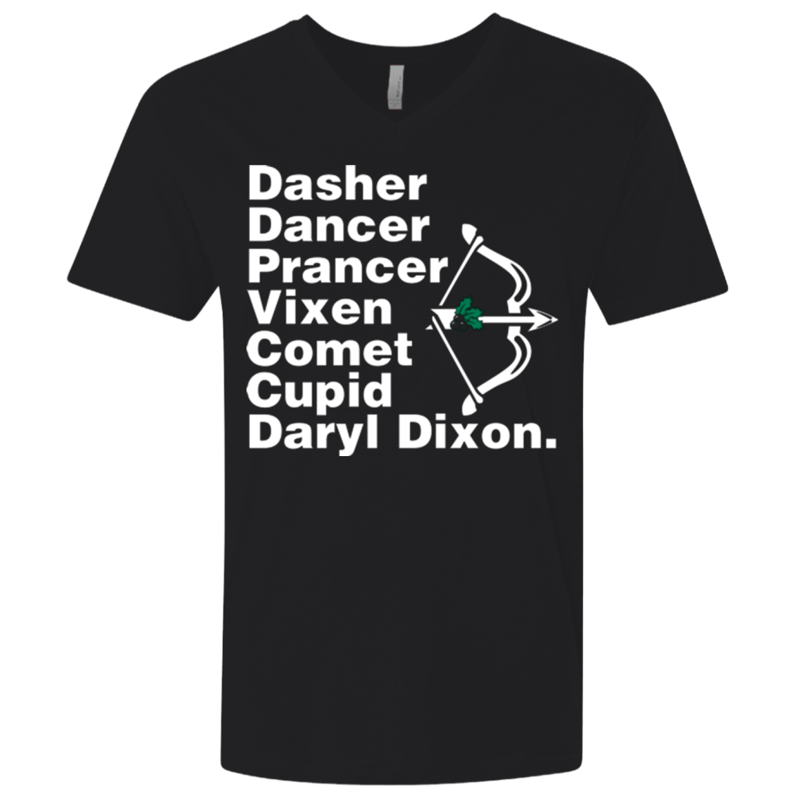 T-Shirts Black / X-Small Santas Helper Men's Premium V-Neck