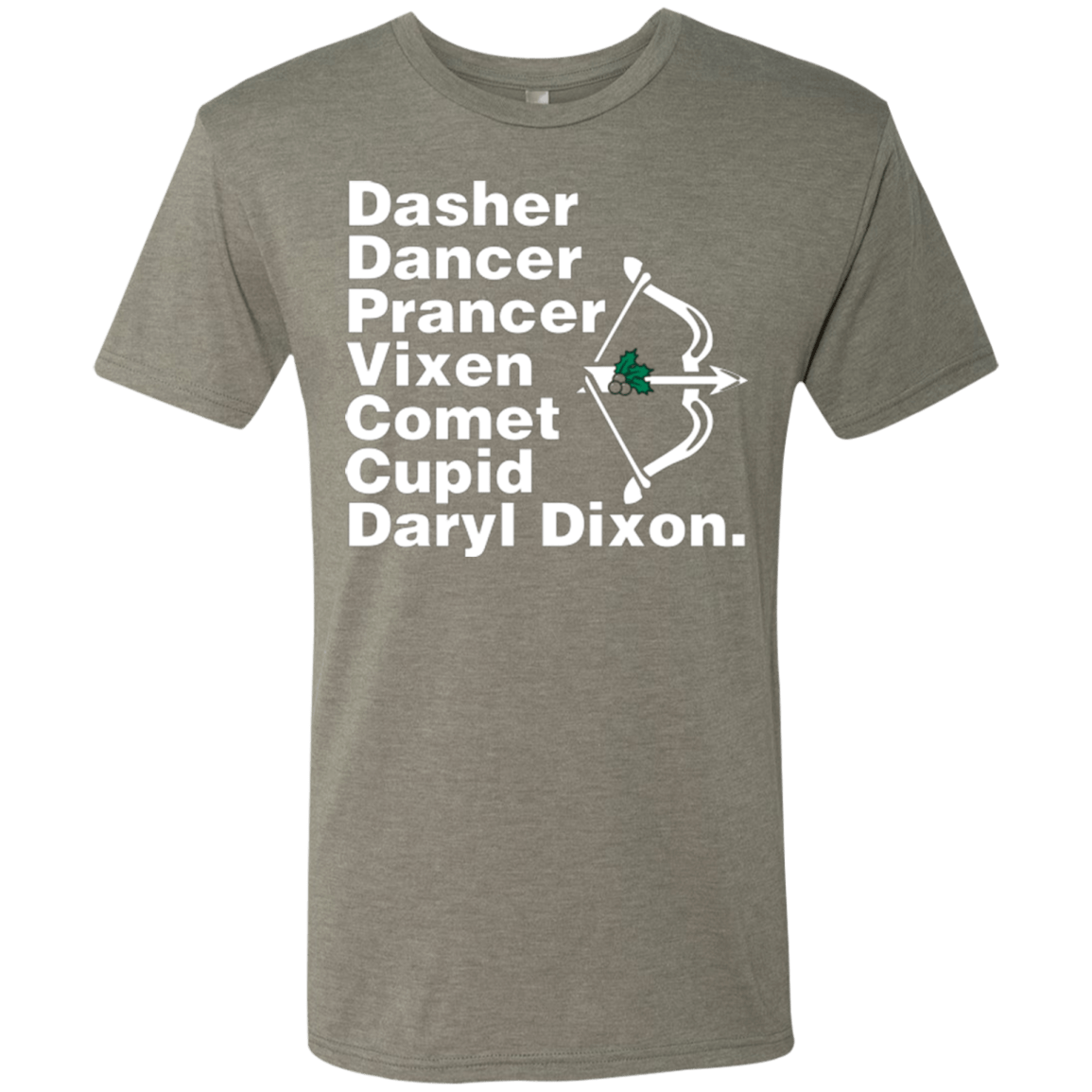 T-Shirts Venetian Grey / Small Santas Helper Men's Triblend T-Shirt