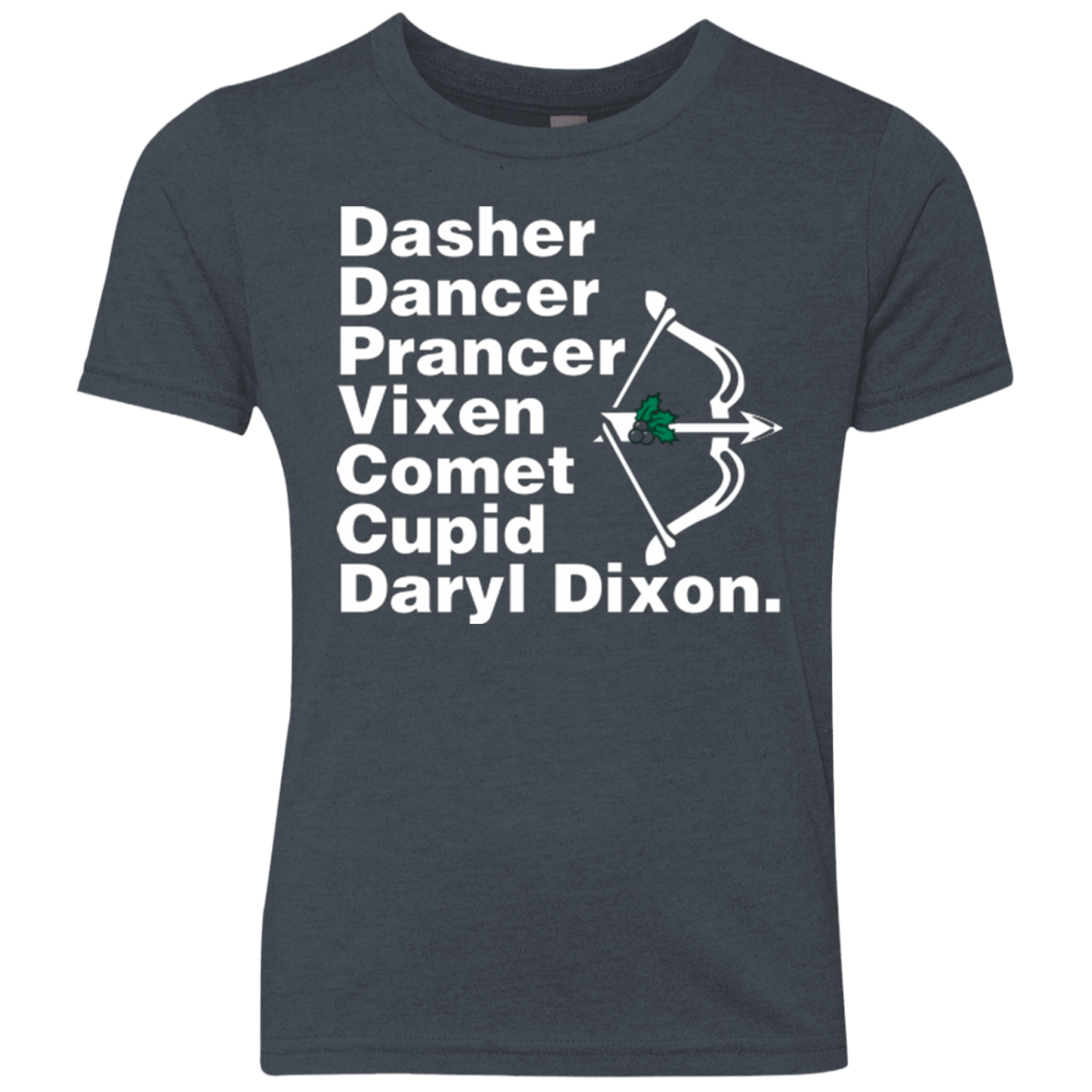 T-Shirts Vintage Navy / YXS Santas Helper Youth Triblend T-Shirt