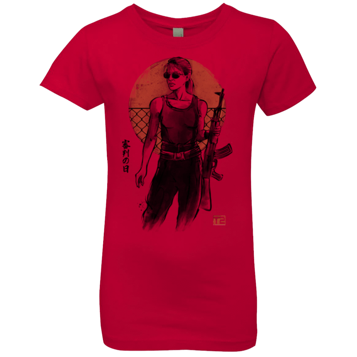 T-Shirts Red / YXS Sarah Girls Premium T-Shirt