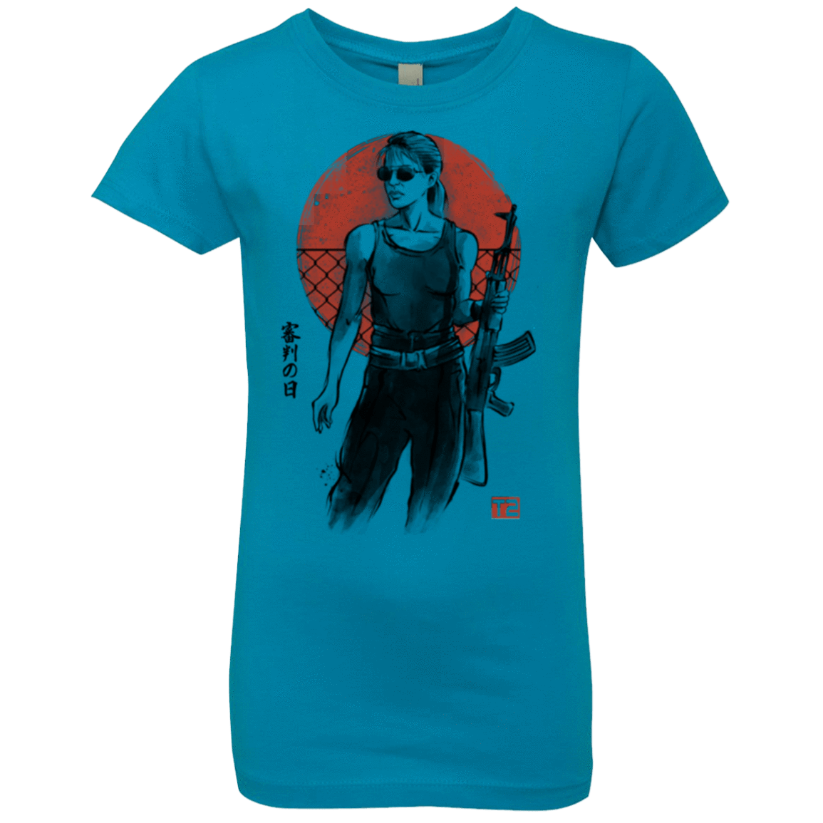 T-Shirts Turquoise / YXS Sarah Girls Premium T-Shirt