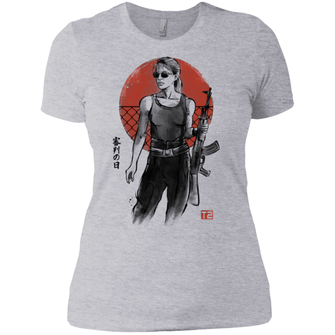 T-Shirts Heather Grey / X-Small Sarah Women's Premium T-Shirt