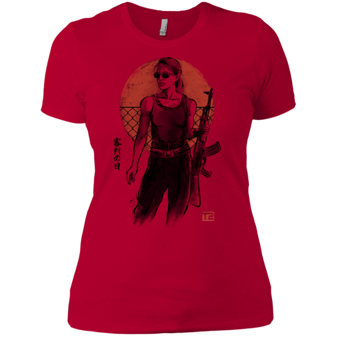 T-Shirts Red / X-Small Sarah Women's Premium T-Shirt