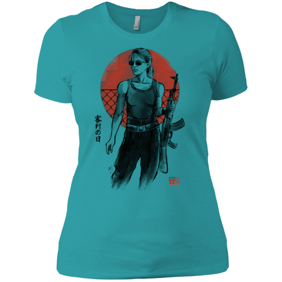 T-Shirts Tahiti Blue / X-Small Sarah Women's Premium T-Shirt