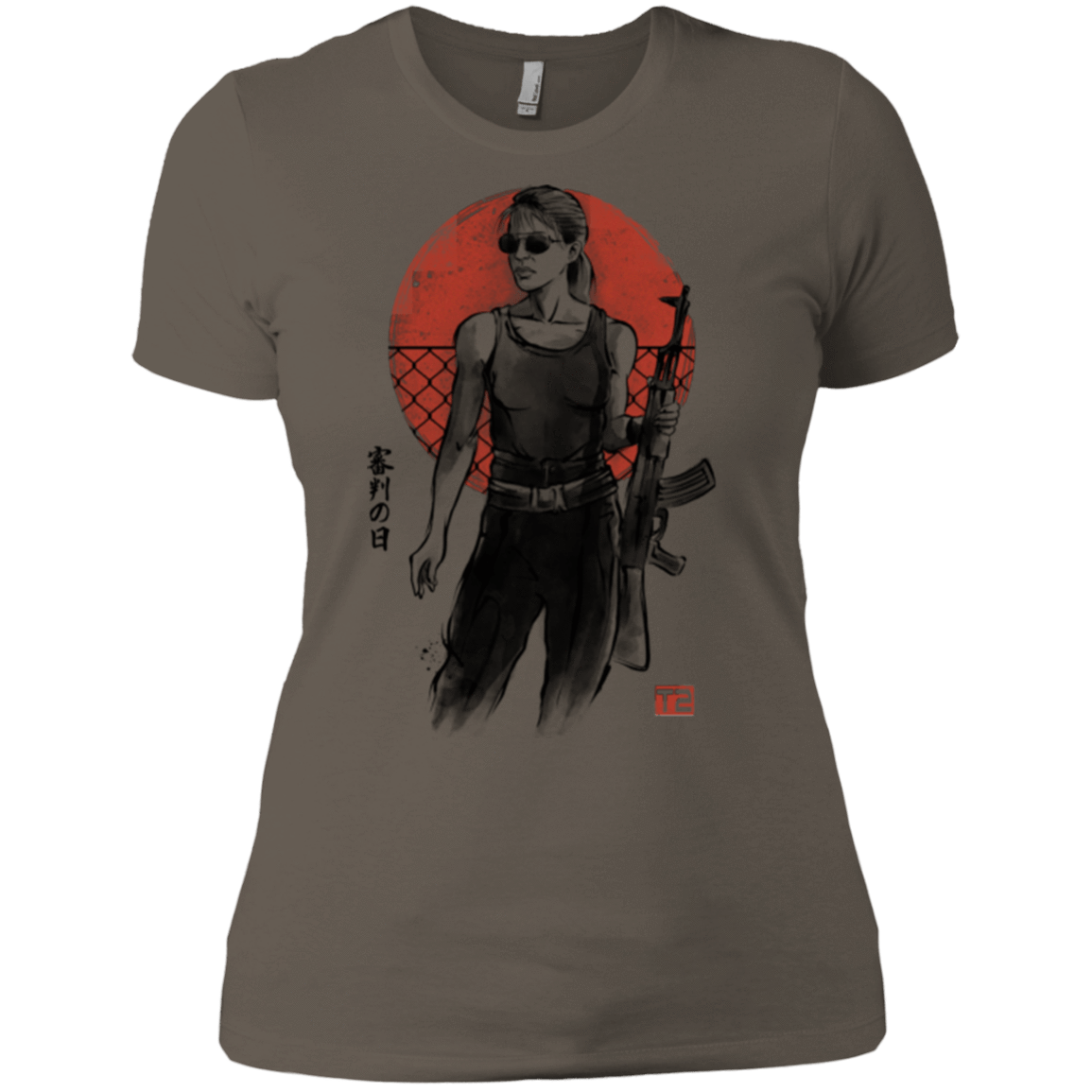 T-Shirts Warm Grey / X-Small Sarah Women's Premium T-Shirt