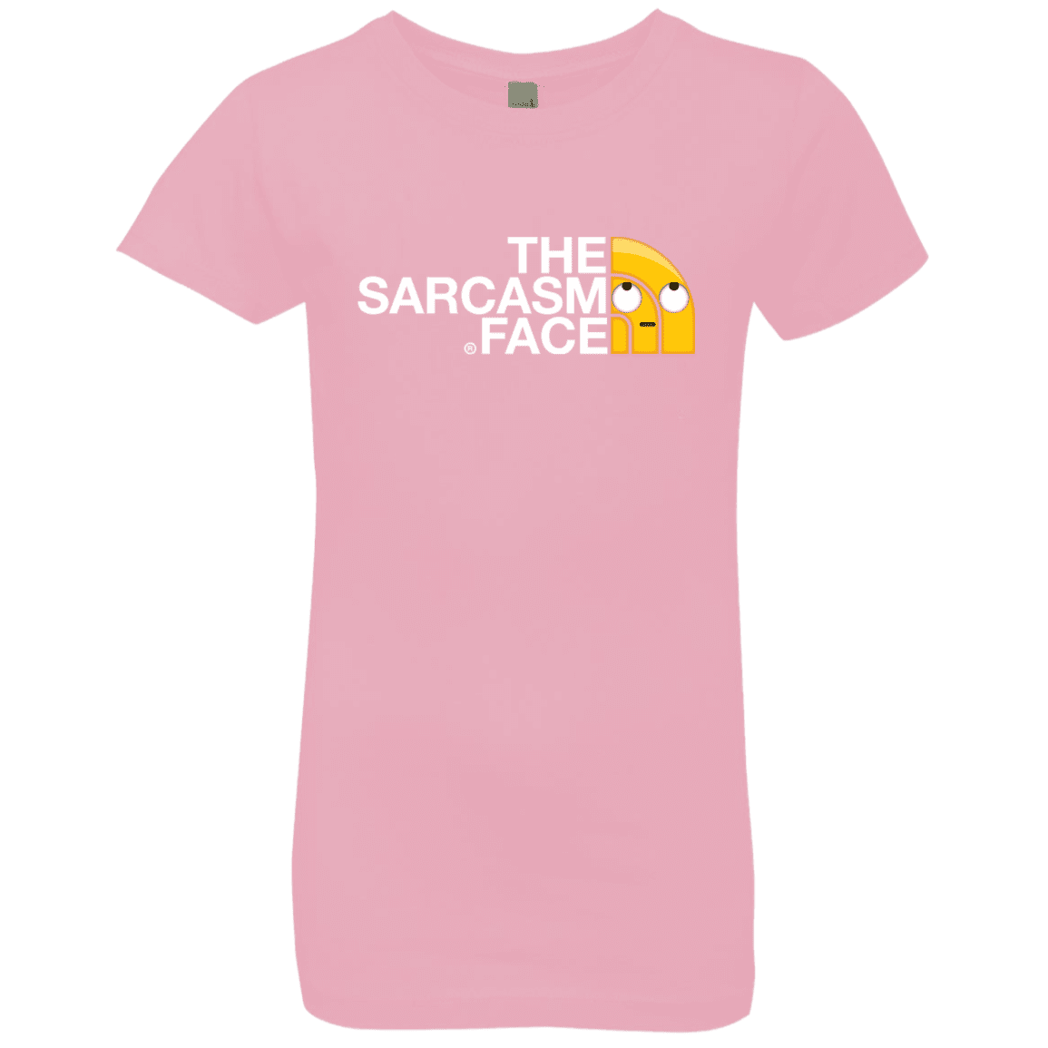 T-Shirts Light Pink / YXS Sarcasm Face Girls Premium T-Shirt