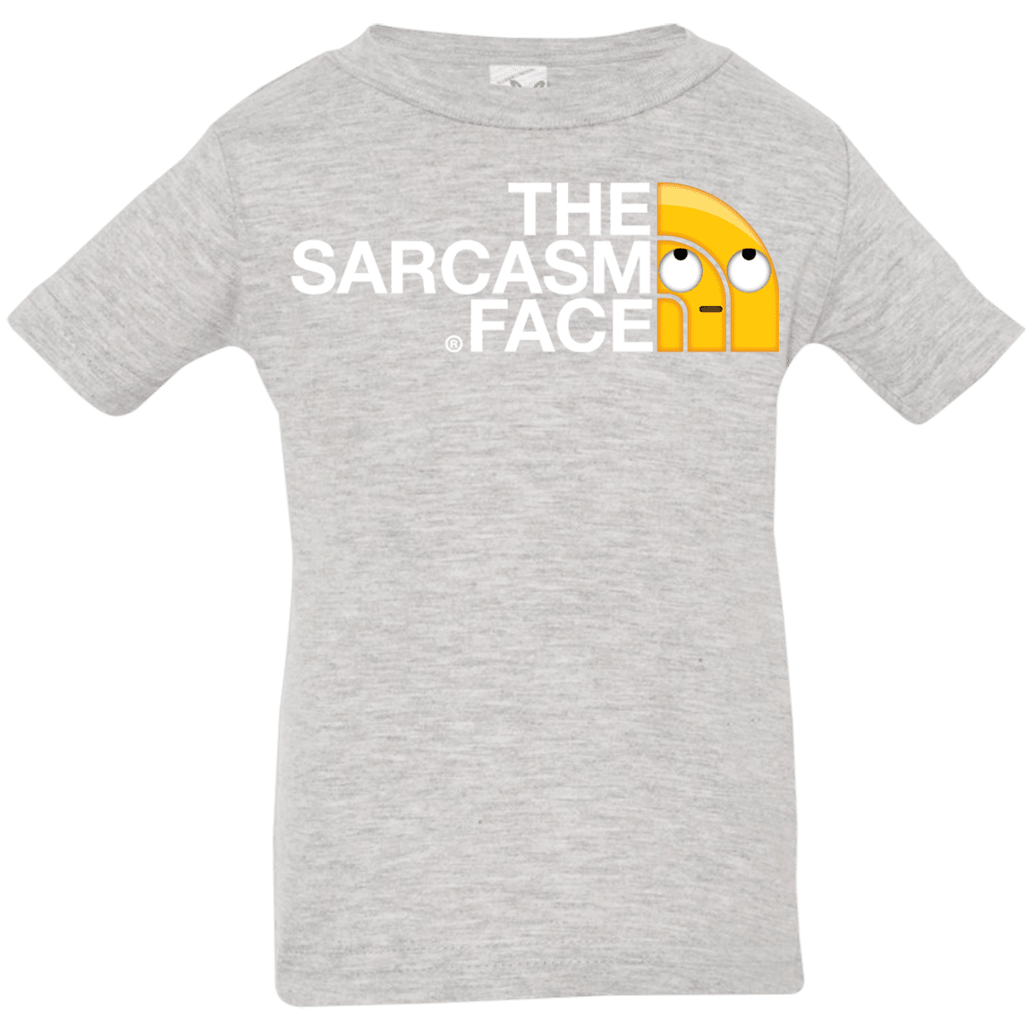 T-Shirts Heather Grey / 6 Months Sarcasm Face Infant Premium T-Shirt