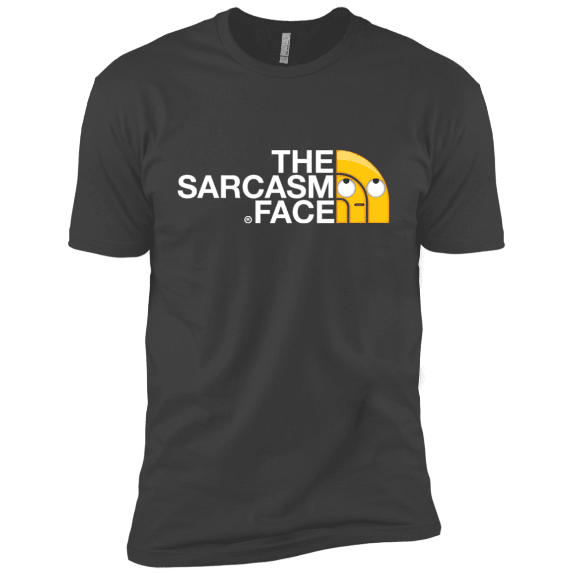 T-Shirts Heavy Metal / X-Small Sarcasm Face Men's Premium T-Shirt
