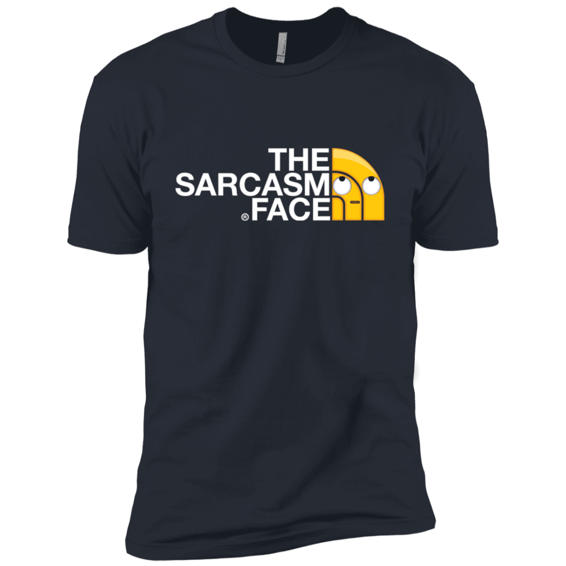 T-Shirts Indigo / X-Small Sarcasm Face Men's Premium T-Shirt