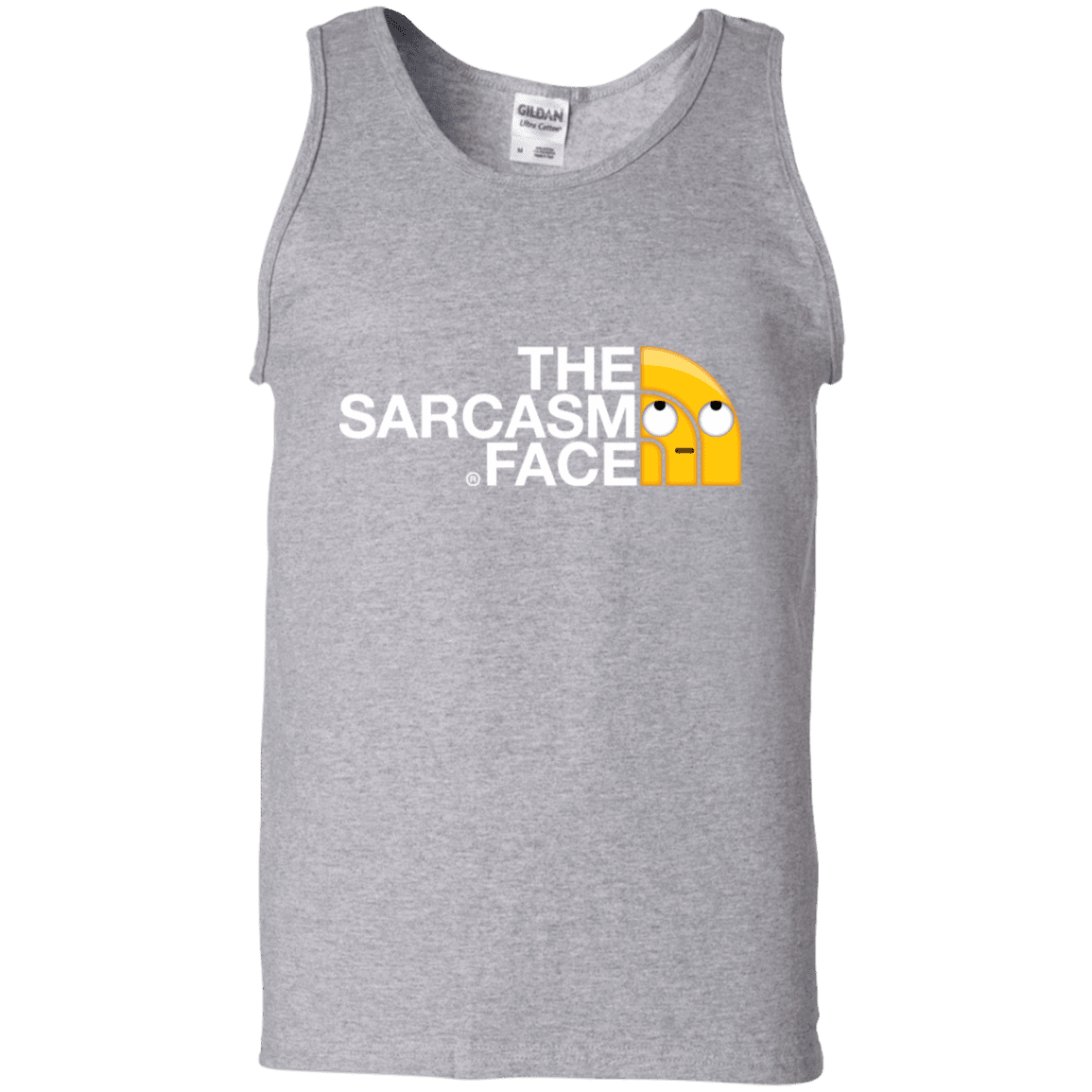 T-Shirts Sport Grey / S Sarcasm Face Men's Tank Top