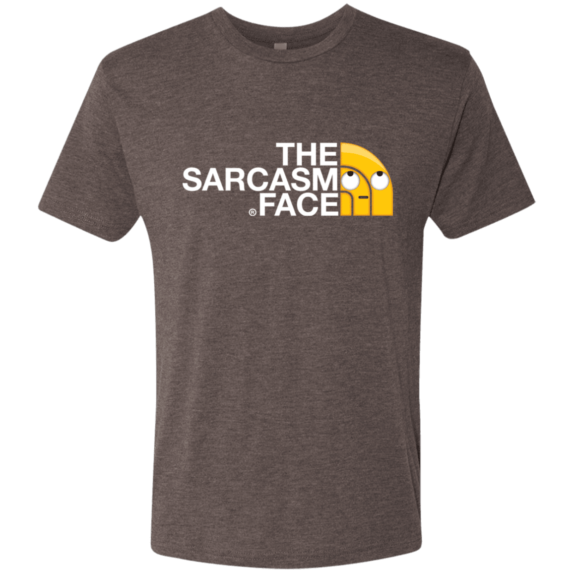 T-Shirts Macchiato / S Sarcasm Face Men's Triblend T-Shirt