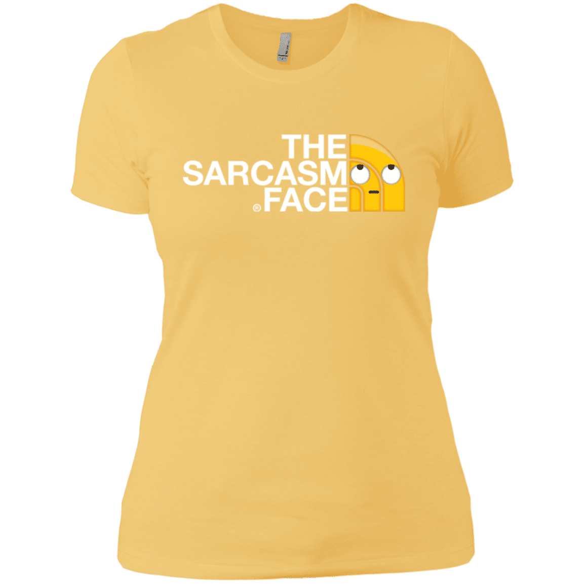 T-Shirts Banana Cream/ / X-Small Sarcasm Face Women's Premium T-Shirt
