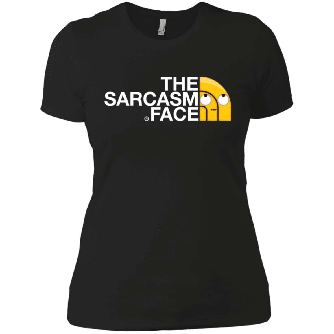 T-Shirts Black / X-Small Sarcasm Face Women's Premium T-Shirt