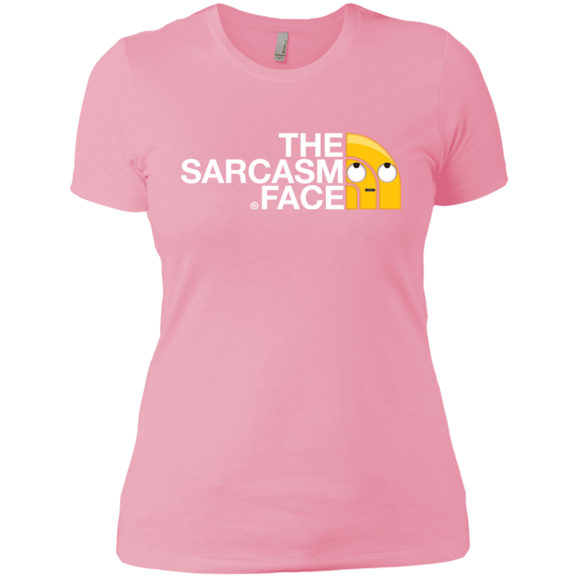 T-Shirts Light Pink / X-Small Sarcasm Face Women's Premium T-Shirt