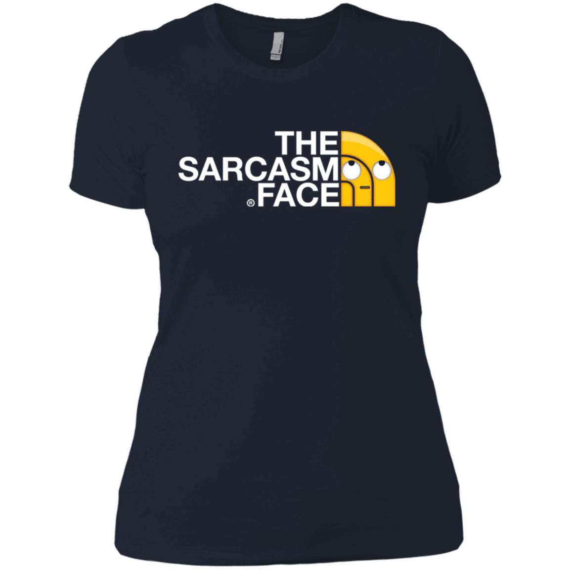 T-Shirts Midnight Navy / X-Small Sarcasm Face Women's Premium T-Shirt