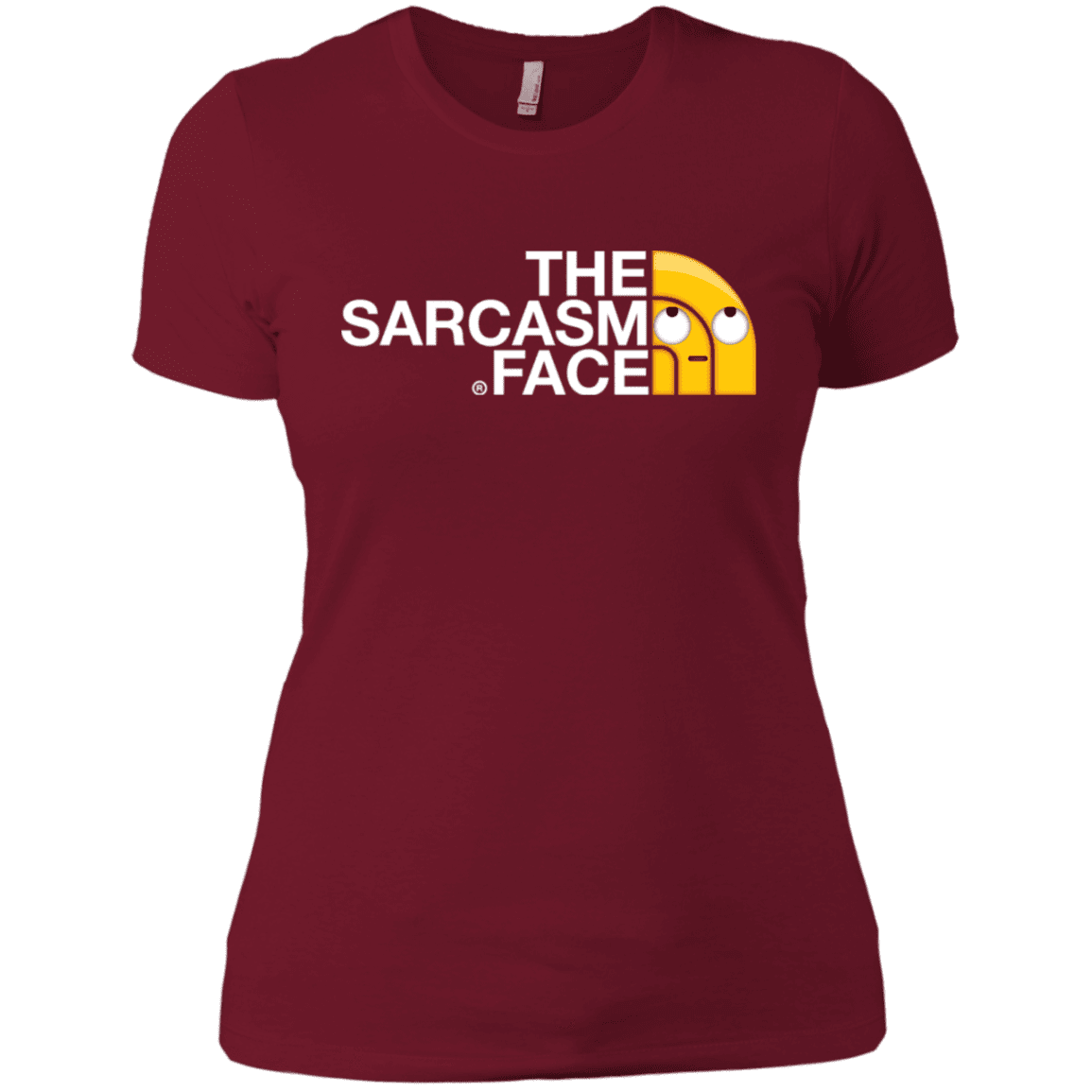 T-Shirts Scarlet / S Sarcasm Face Women's Premium T-Shirt