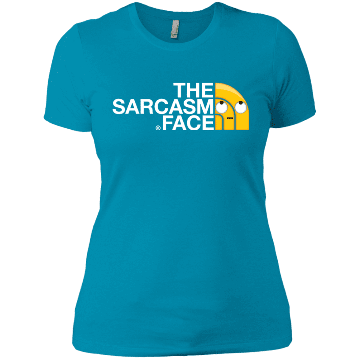 T-Shirts Turquoise / X-Small Sarcasm Face Women's Premium T-Shirt