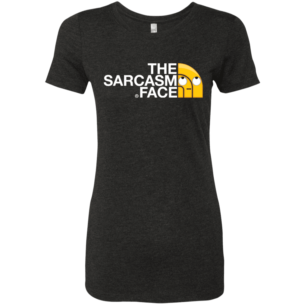 T-Shirts Vintage Black / S Sarcasm Face Women's Triblend T-Shirt