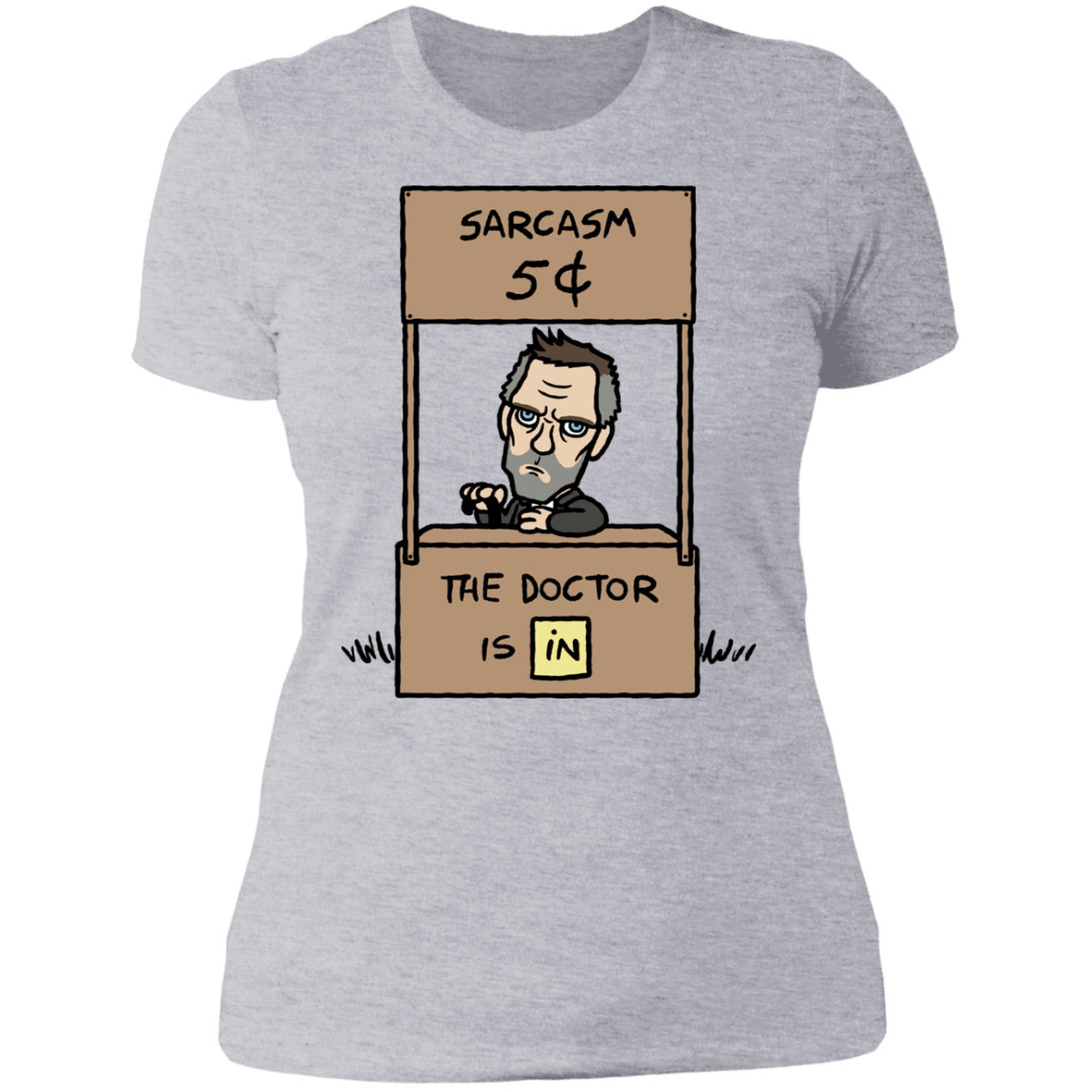 T-Shirts Heather Grey / S Sarcasm Stand Women's Premium T-Shirt
