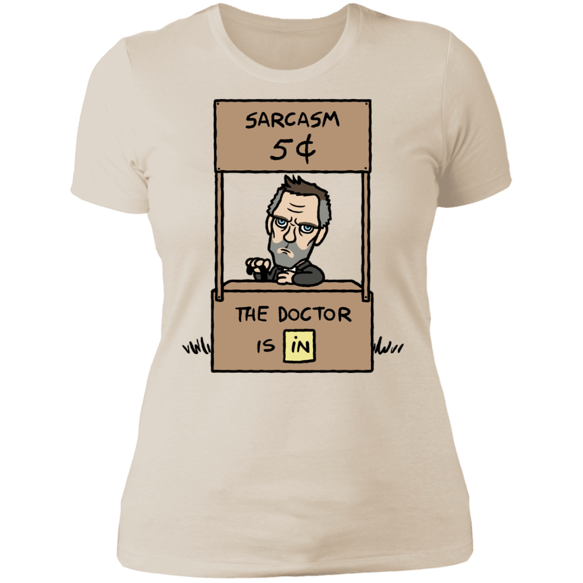 T-Shirts Ivory/ / S Sarcasm Stand Women's Premium T-Shirt