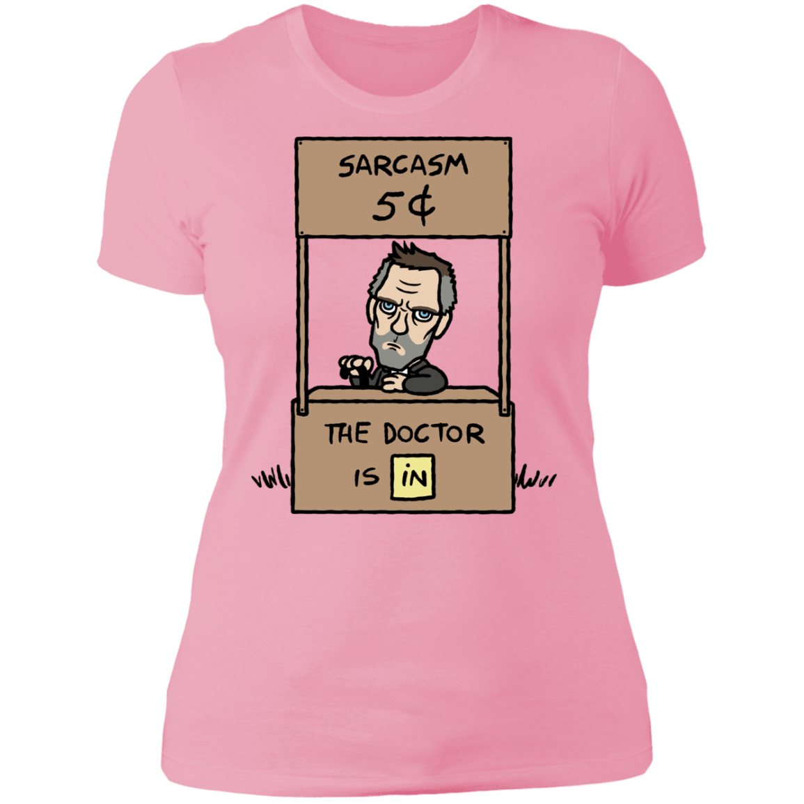 T-Shirts Light Pink / S Sarcasm Stand Women's Premium T-Shirt