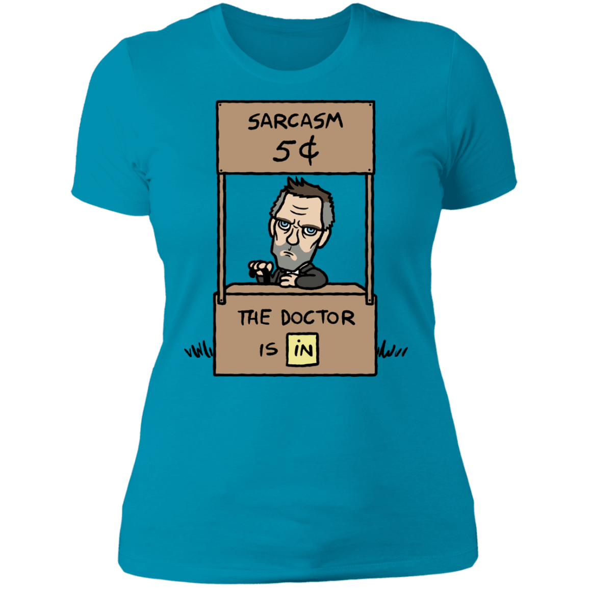 T-Shirts Turquoise / S Sarcasm Stand Women's Premium T-Shirt