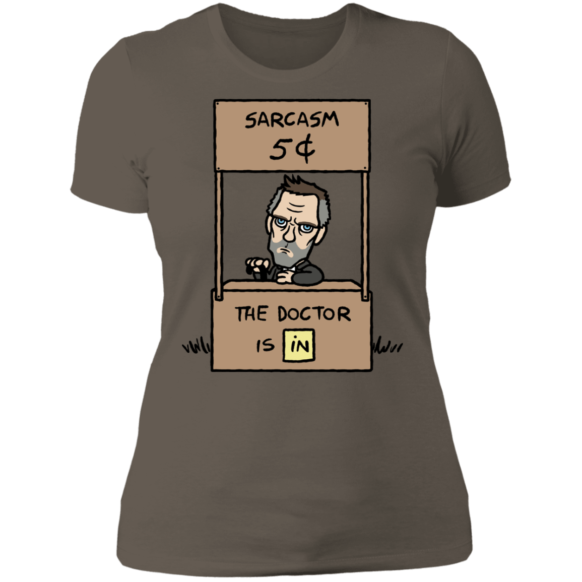 T-Shirts Warm Grey / S Sarcasm Stand Women's Premium T-Shirt