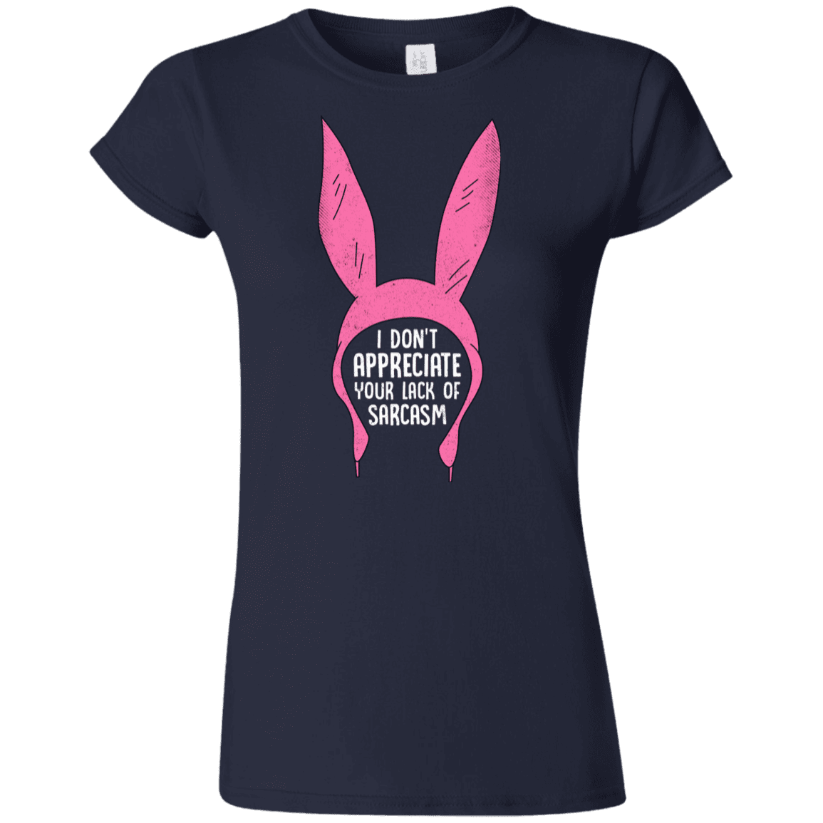 T-Shirts Navy / S Sarcasm Wins Junior Slimmer-Fit T-Shirt