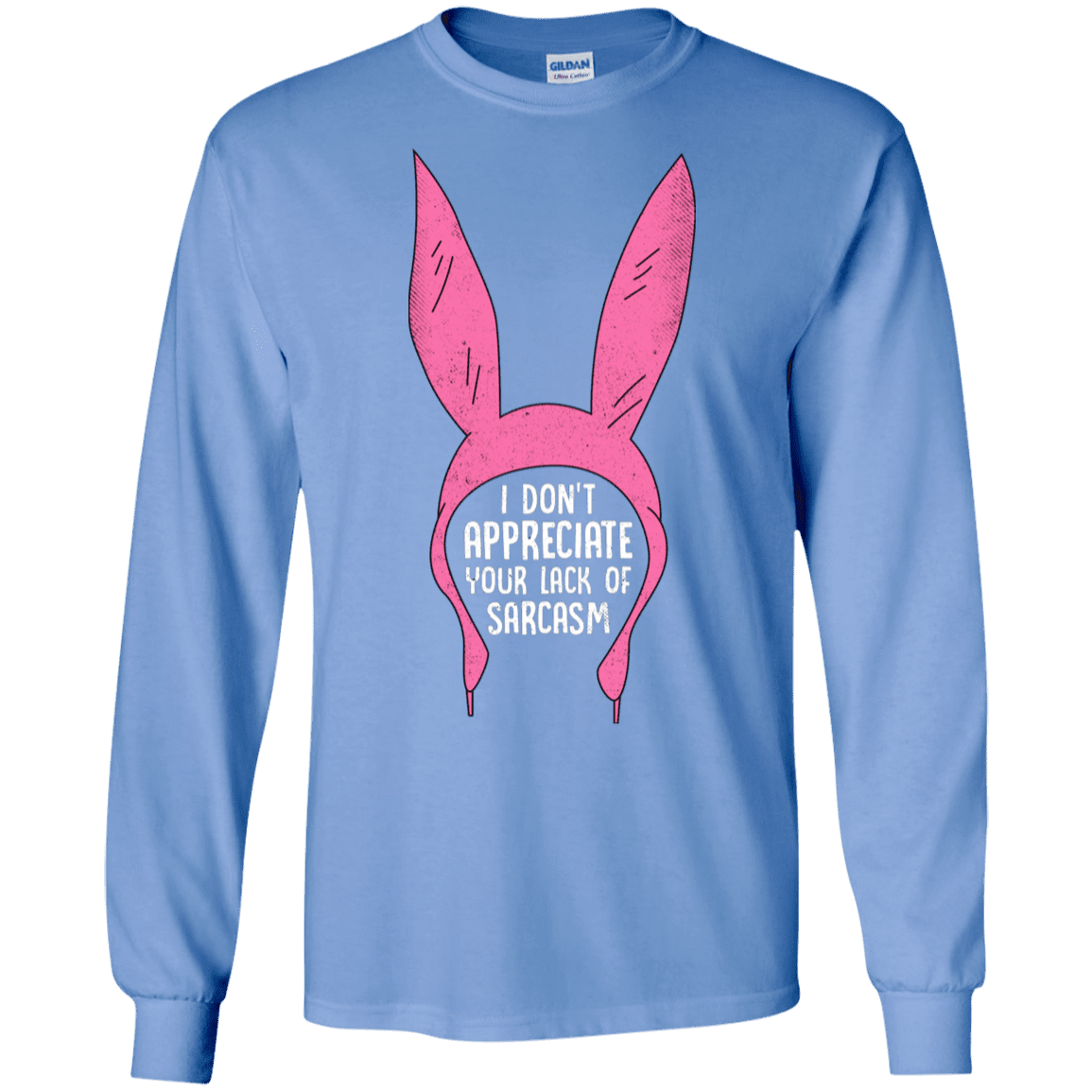 T-Shirts Carolina Blue / S Sarcasm Wins Men's Long Sleeve T-Shirt