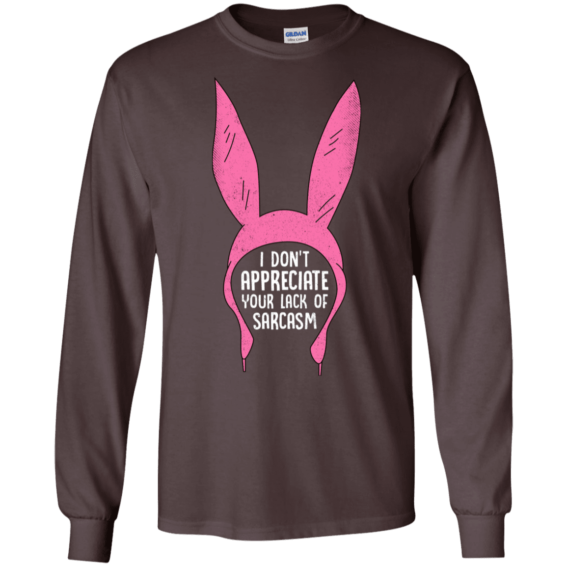 T-Shirts Dark Chocolate / S Sarcasm Wins Men's Long Sleeve T-Shirt