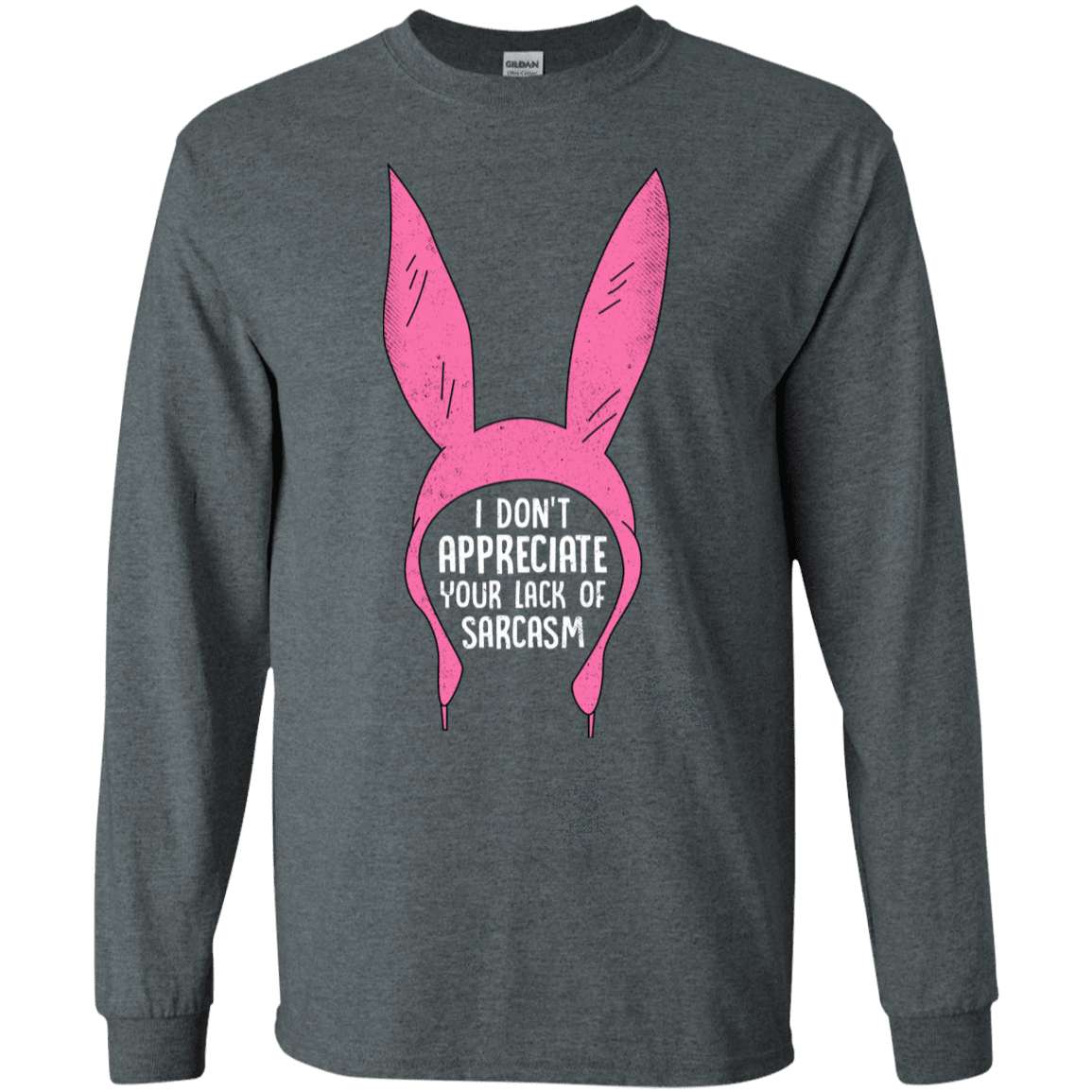 T-Shirts Dark Heather / S Sarcasm Wins Men's Long Sleeve T-Shirt