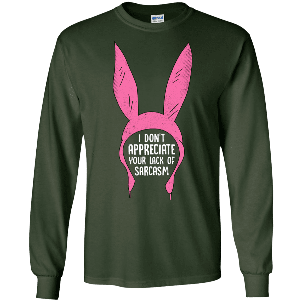 T-Shirts Forest Green / S Sarcasm Wins Men's Long Sleeve T-Shirt