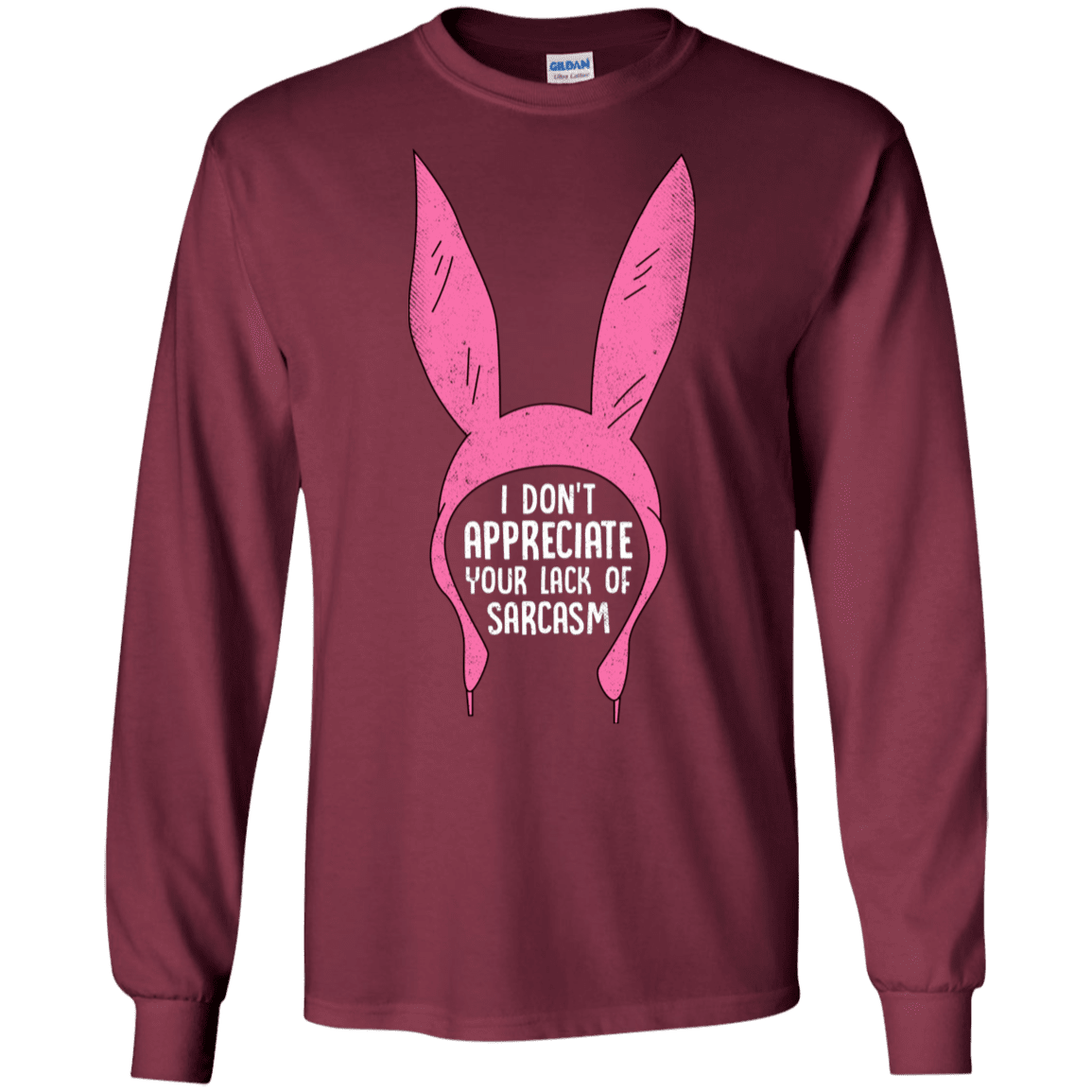 T-Shirts Maroon / S Sarcasm Wins Men's Long Sleeve T-Shirt