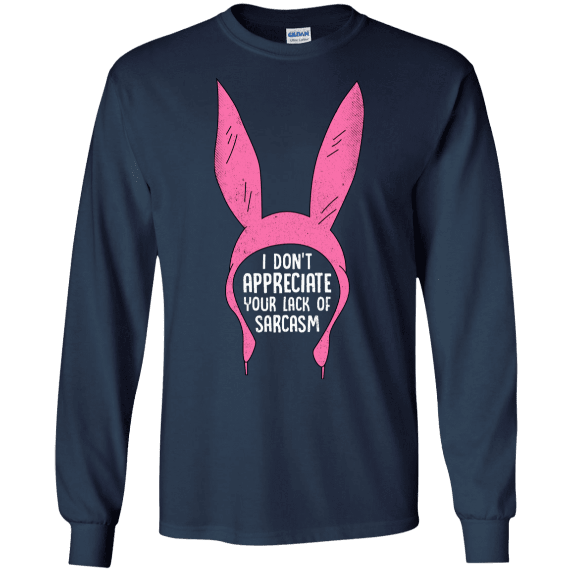 T-Shirts Navy / S Sarcasm Wins Men's Long Sleeve T-Shirt