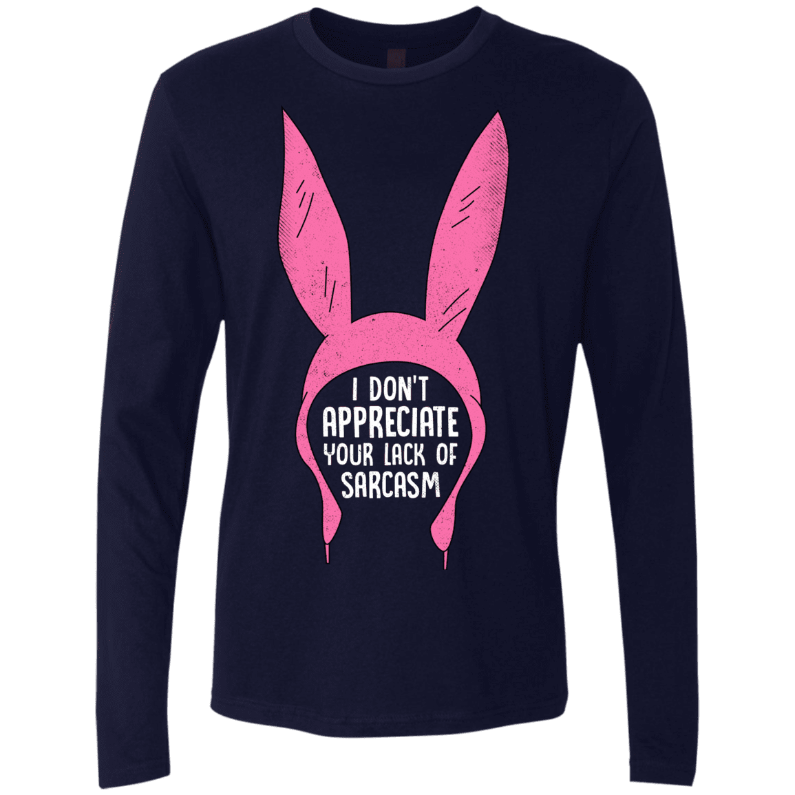 T-Shirts Midnight Navy / S Sarcasm Wins Men's Premium Long Sleeve