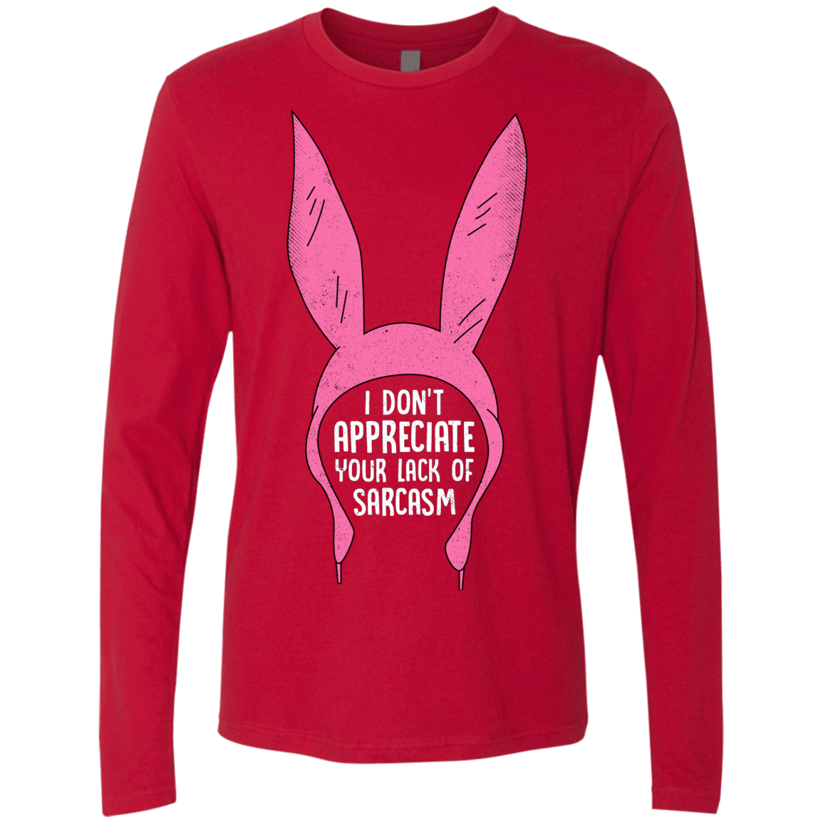 T-Shirts Red / S Sarcasm Wins Men's Premium Long Sleeve