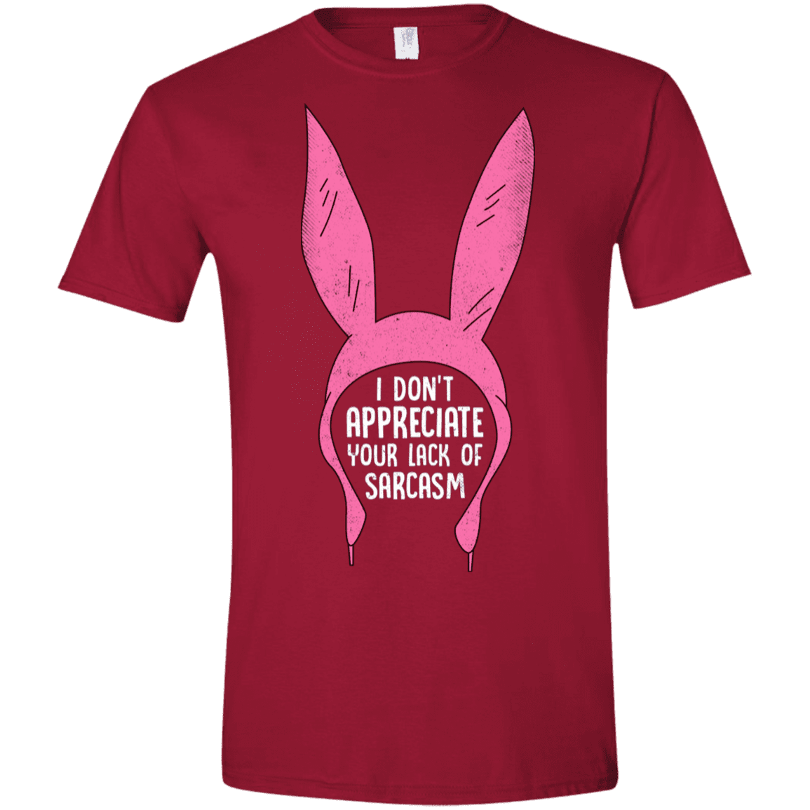 T-Shirts Cardinal Red / S Sarcasm Wins Men's Semi-Fitted Softstyle