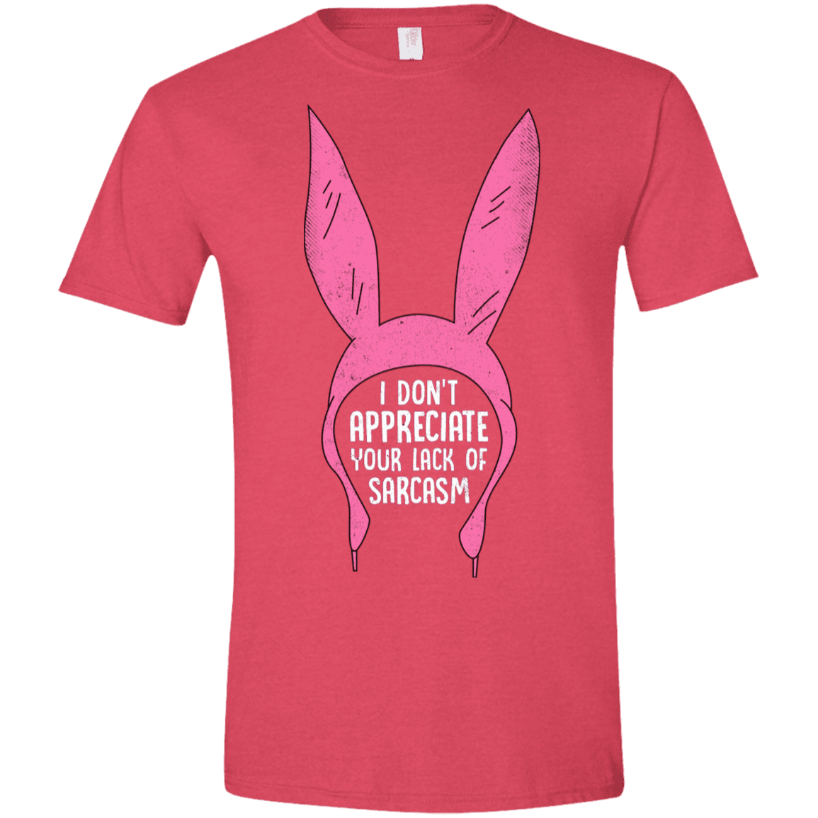 T-Shirts Heather Red / S Sarcasm Wins Men's Semi-Fitted Softstyle