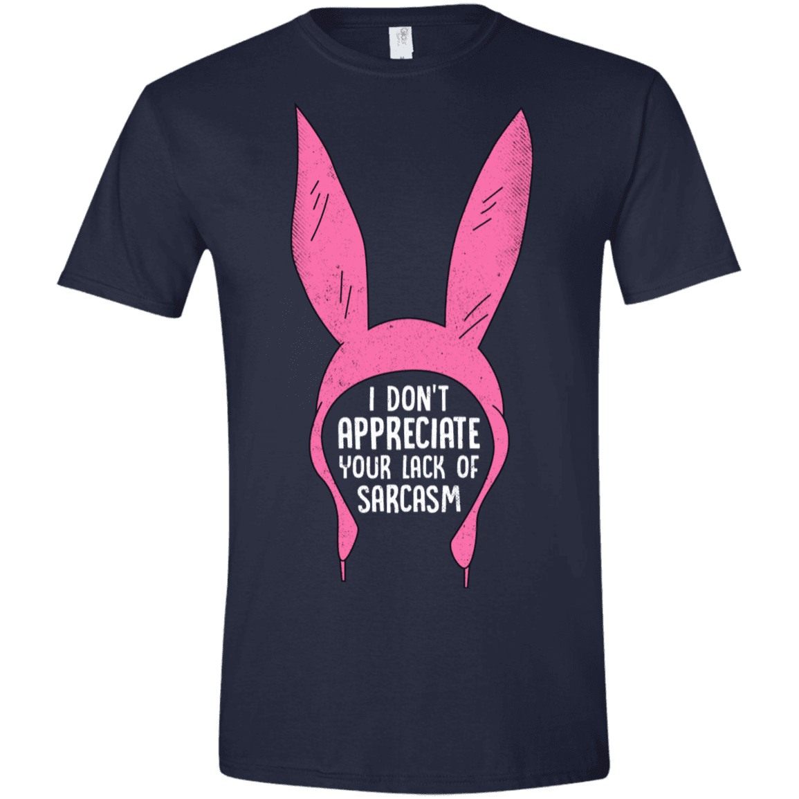 T-Shirts Navy / X-Small Sarcasm Wins Men's Semi-Fitted Softstyle